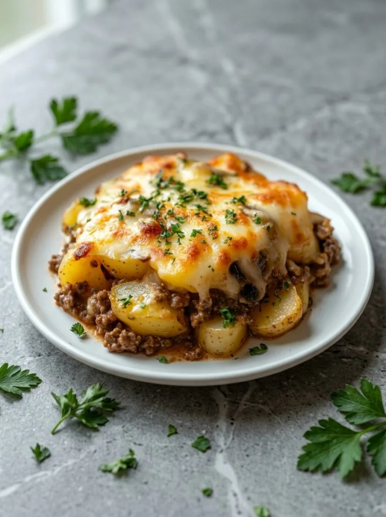 Ground Beef Potato Casserole