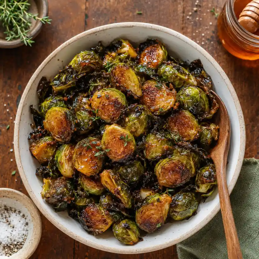 Honey Balsamic Brussels Sprouts