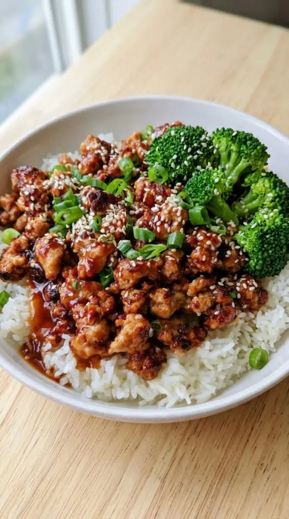 Honey Garlic Ground Turkey