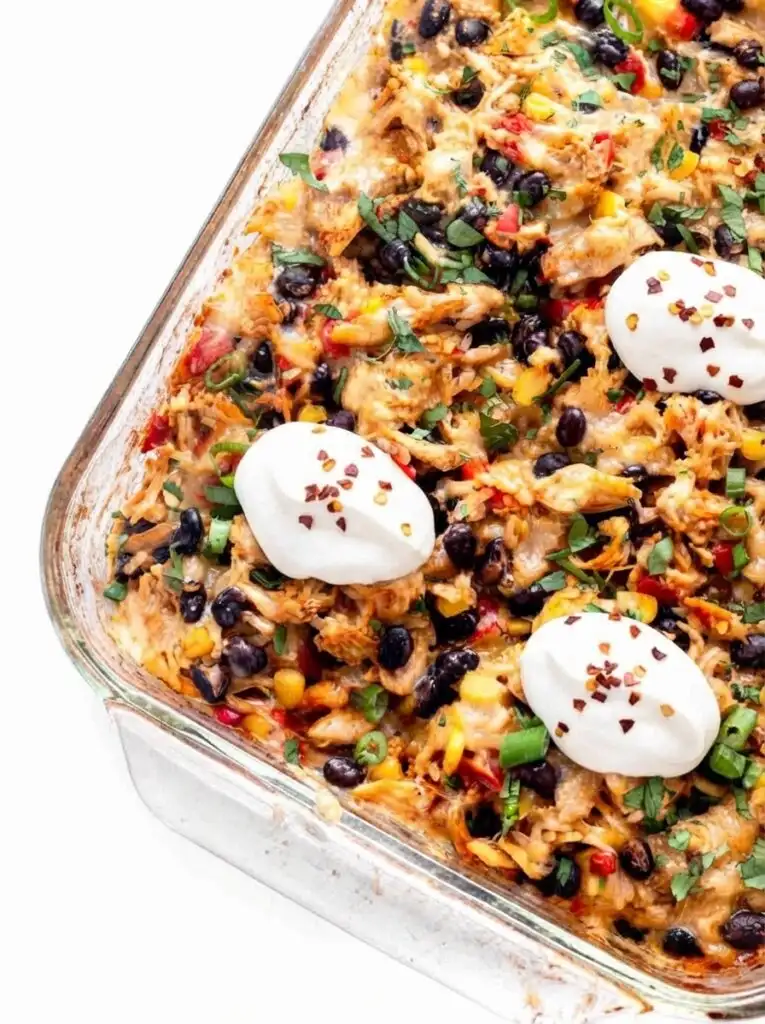 Chicken Burrito Casserole