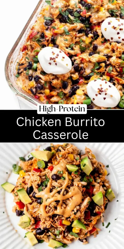 Chicken Burrito Casserole